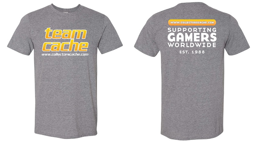 Team Cache Unisex T-Shirt - GRAY/GREY